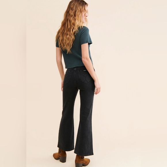 Rolla's Eastcoast Crop Flare Jeans Size 27 - Picture 2 of 8